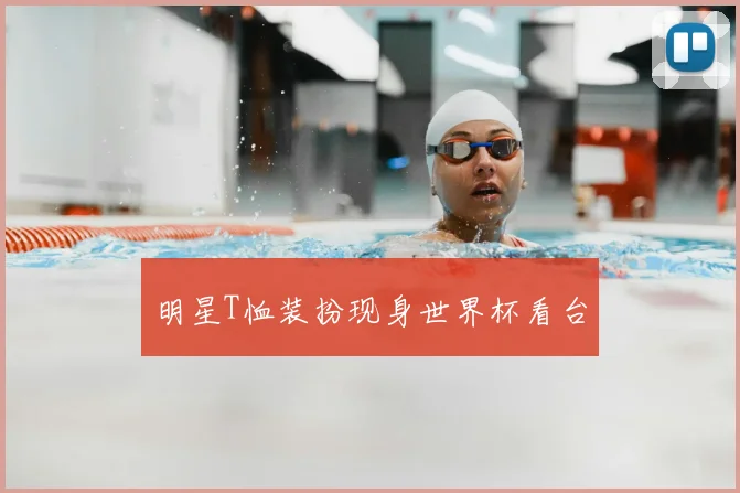 明星T恤装扮现身世界杯看台