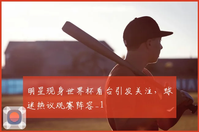 明星现身世界杯看台引发关注，球迷热议观赛阵容_1